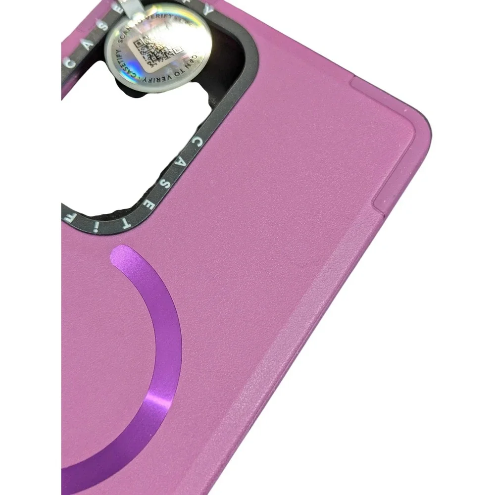 Oo6U‎ CASETiFY Force Case w/ Magsafe for Samsung Galaxy S25 ULTRA Mulberry USED